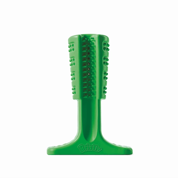 Bristly Brushing Stick Small Heavy Chewer - Green