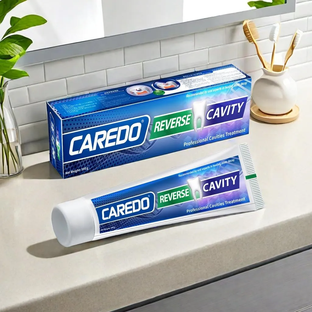 Cavity Reversal Hydroxyapatite Toothpaste for Adults, Cavity Tooth Filler as Home Cavity Repair, Fluoride Free Reverse Cavities Treatment for Tooth Decay Repair, Remineralizing Repair 3.52OZ
