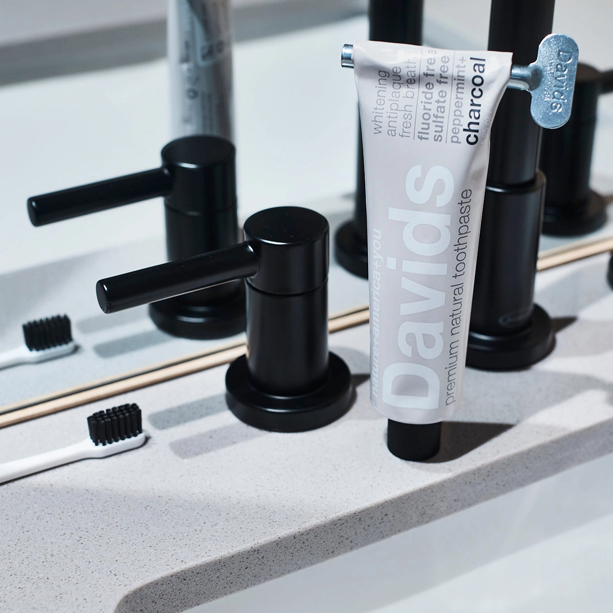 Charcoal   Peppermint Premium Natural Toothpaste