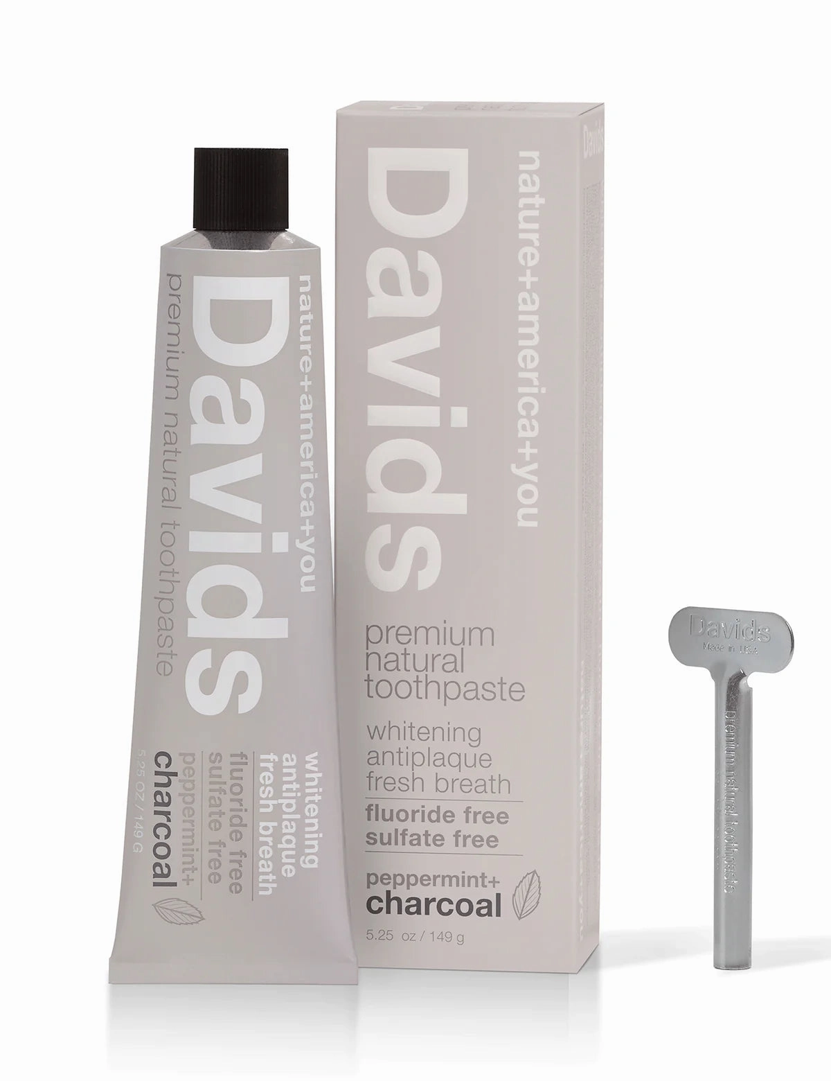 Charcoal   Peppermint Premium Natural Toothpaste