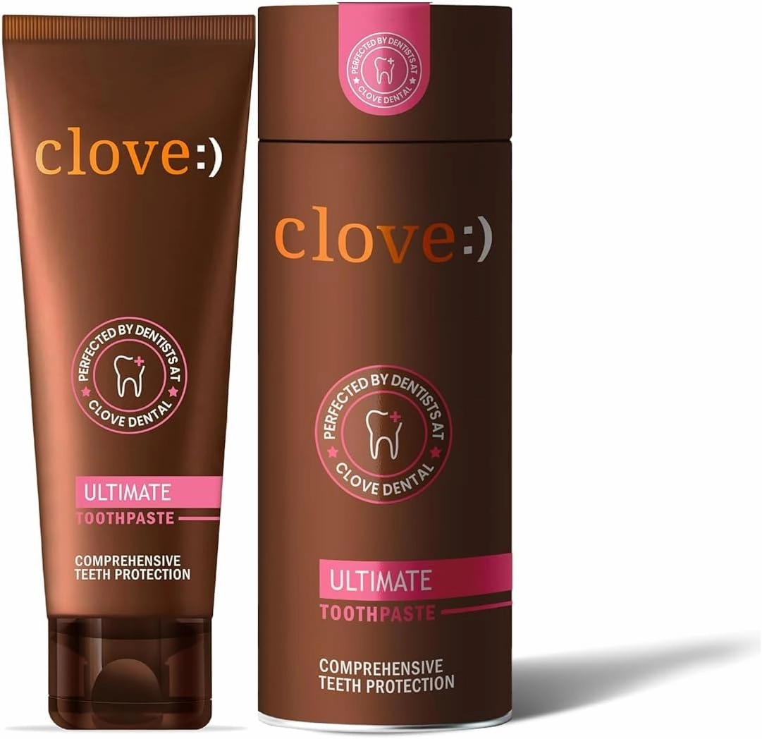 Cl.ove Ultimate Toothpaste | Active Freshness | Teeth Whitening | Healthy Gums & Oral Care
