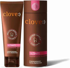 Cl.ove Ultimate Toothpaste | Active Freshness | Teeth Whitening | Healthy Gums & Oral Care