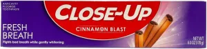 Close-Up Anticavity Fluoride Toothpaste, Freshening Cinnamon Burst Red Gel - 6 Oz, 3 Pack by CLOSE-UP