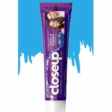 CLOSE UP Triple Fresh Gel Toothpaste, for 12 hours fresh breath, Menthol Fresh, with antibacterial mouthwash & microshine crystals, 75ml x 4