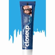 CLOSE UP Triple Fresh Gel Toothpaste, for 12 hours fresh breath, Menthol Fresh, with antibacterial mouthwash & microshine crystals, 75ml x 4