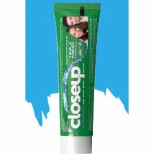 CLOSE UP Triple Fresh Gel Toothpaste, for 12 hours fresh breath, Menthol Fresh, with antibacterial mouthwash & microshine crystals, 75ml x 4