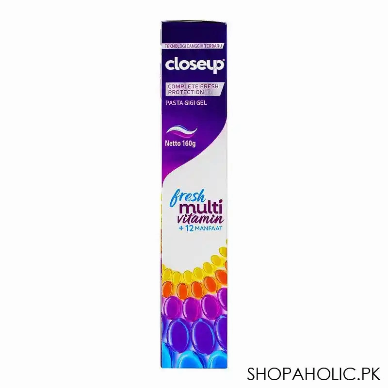 Closeup Fresh Multi Vitamin 12 Manfaat Toothpaste, Pasta Gigi Gel Toothpaste, 160g
