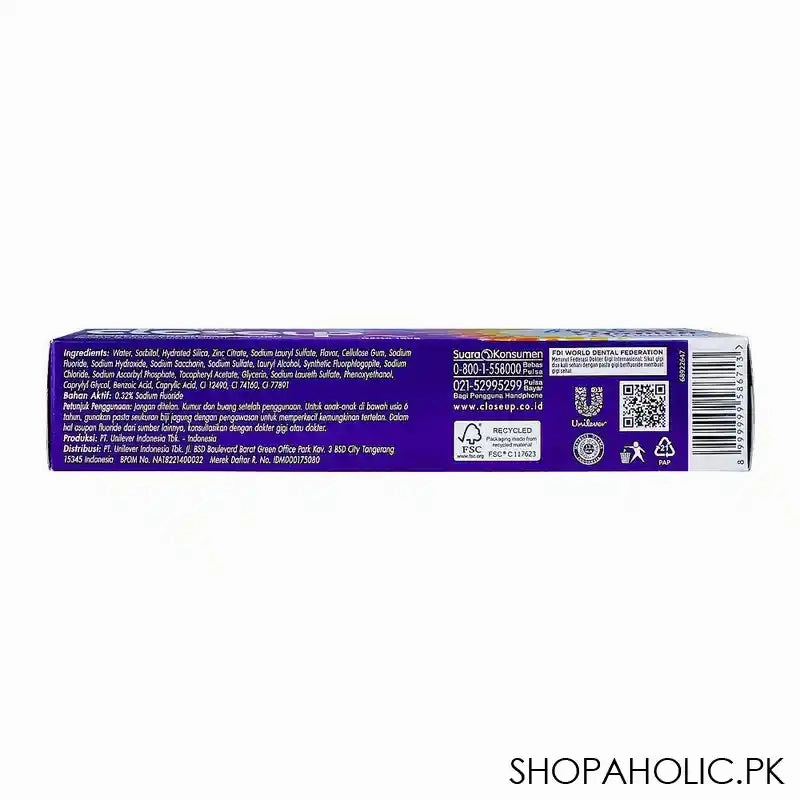 Closeup Fresh Multi Vitamin 12 Manfaat Toothpaste, Pasta Gigi Gel Toothpaste, 160g