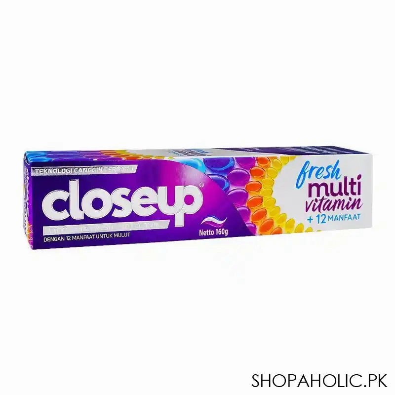 Closeup Fresh Multi Vitamin 12 Manfaat Toothpaste, Pasta Gigi Gel Toothpaste, 160g
