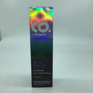 CO by Colgate Oh So Glowing Toothpaste w/ Charcoal Whiten Forever Mint 3.5oz