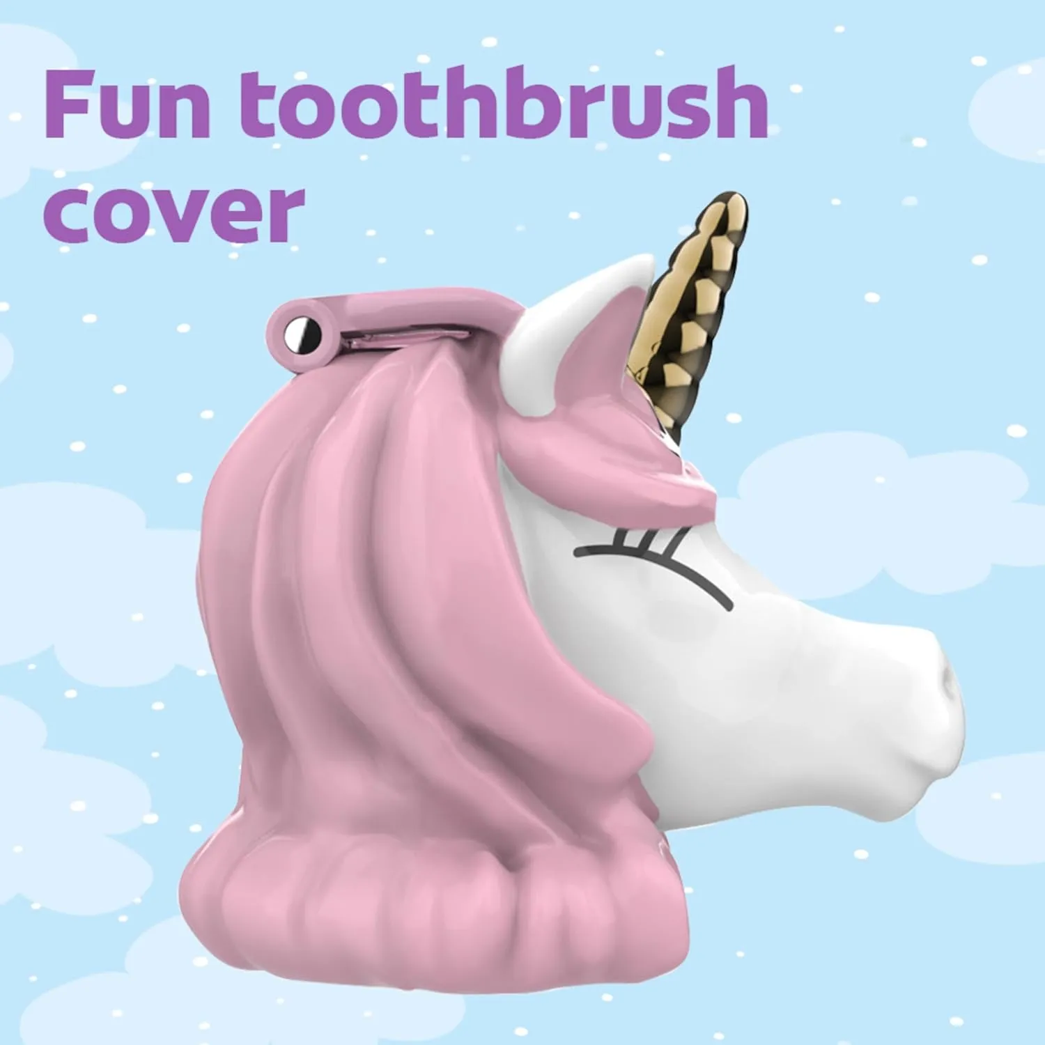 Colgate Kids Toothbrush Set with Toothpaste, Unicorn Gift Set with 1 Manual Toothbrush, 1 Battery-Powered Toothbrush, 1 Kids Fluoride Toothpaste, and 1 Toothbrush Cover