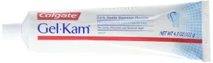 Colgate, PPAX1176035, Gel-Kam Fluoride Preventive Treatment, Gel Mint Flavor, 4.30 Ounce Tube, 1 Pack