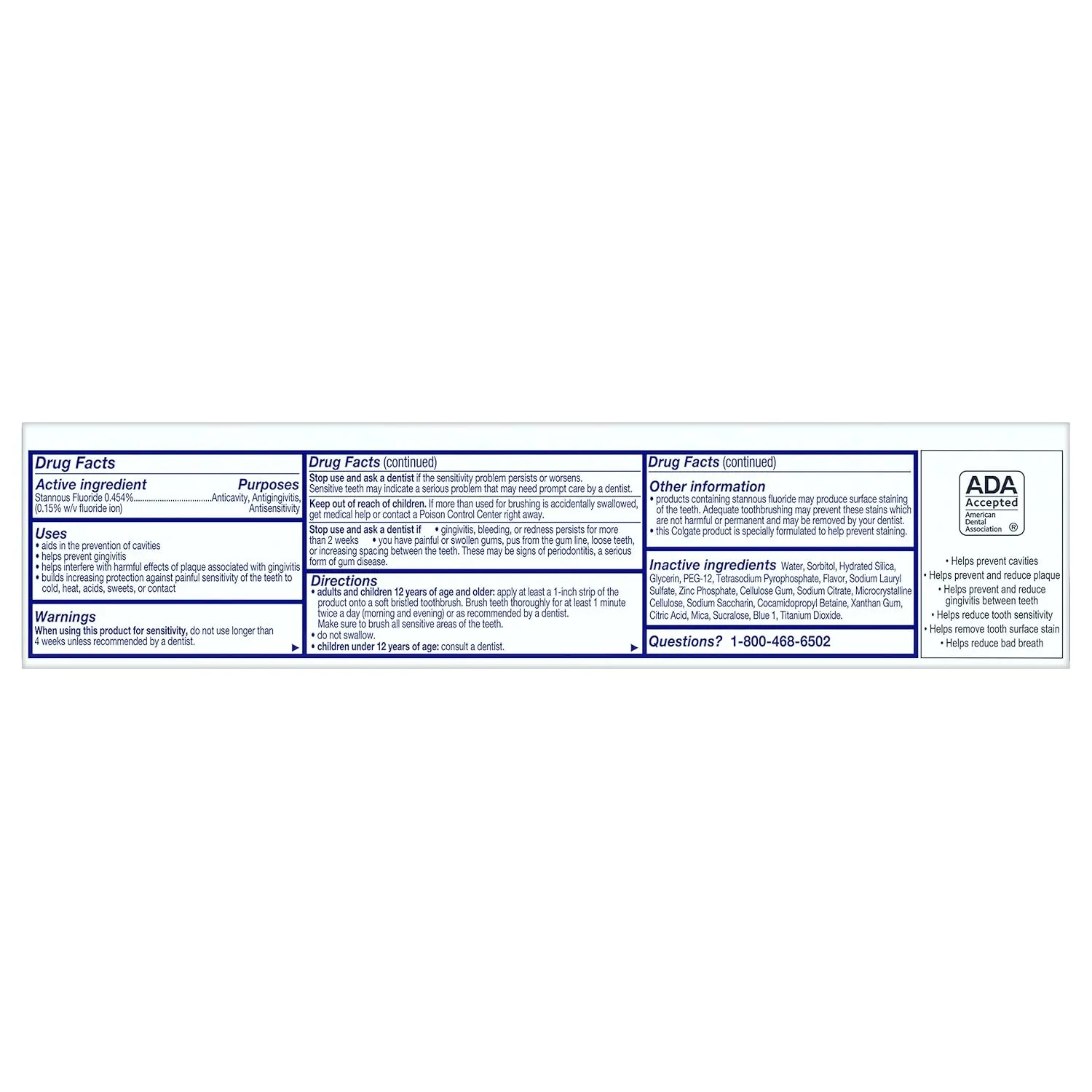 Colgate Total Whitening Toothpaste Gel - 4.8 ounce (Pack of 4)