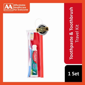 Colgate Cdc Red 50g   Extra Clean Toothbrush Travel Pack
