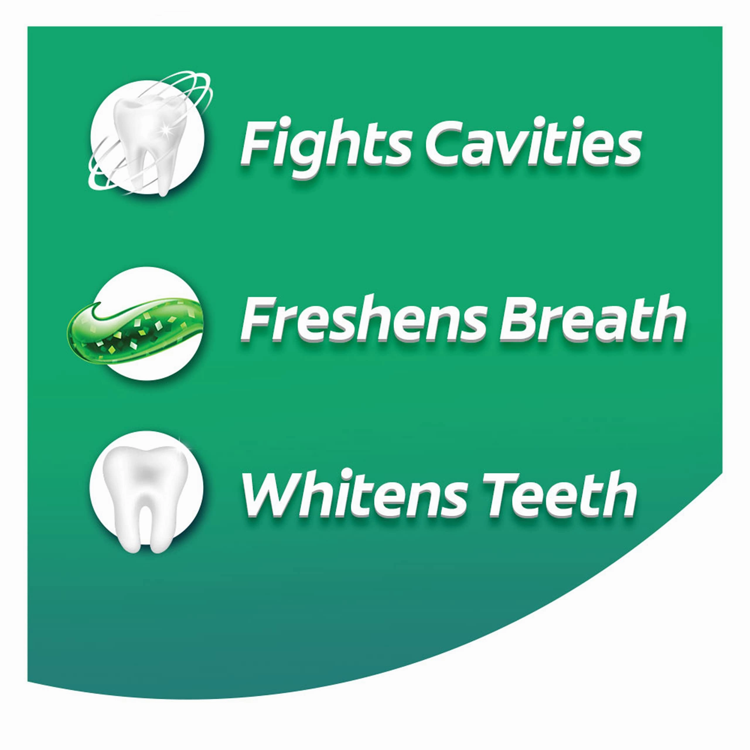 Colgate Kids Toothpaste Pump with Fluoride, Anticavity & Cavity Protection Toothpaste, for Ages 6  & Max Fresh Whitening Toothpaste with Mini Strips, Clean Mint Toothpaste for Bad Breath