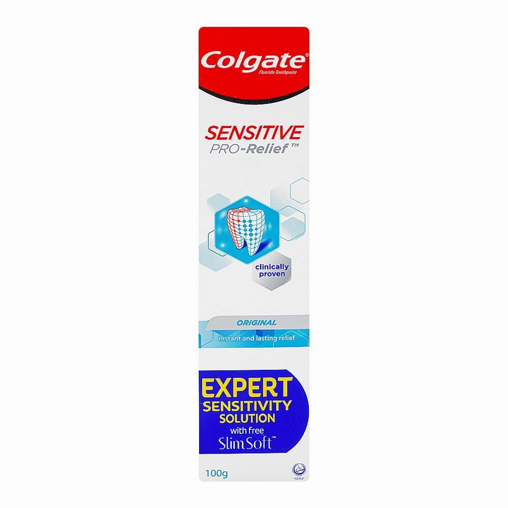 Colgate Sensitive Pro-Relief Original Toothpaste With Free Brush Inside, 100g