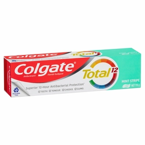Colgate Total Mint Stripe Antibacterial Fluoride Gel Toothpaste 115g