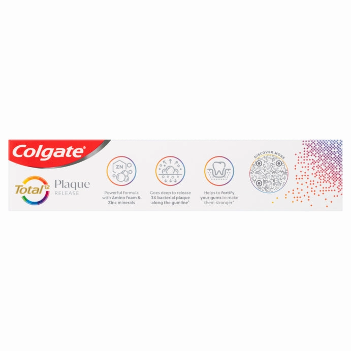 Colgate Total Plaque Release Toothpaste Farm-grown Natural Mint 95g