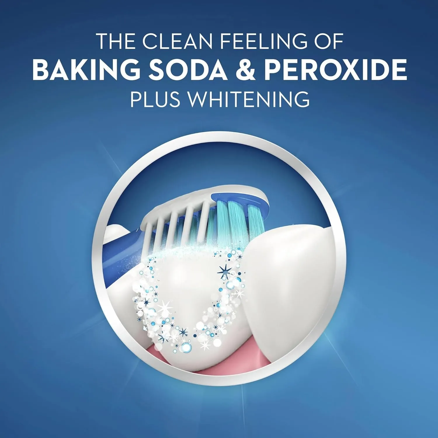 Crest Baking Soda And Peroxide Whitening With Tartar Protection Fresh Mint Flavor Toothpaste 8.2 Oz (Pack of 6)
