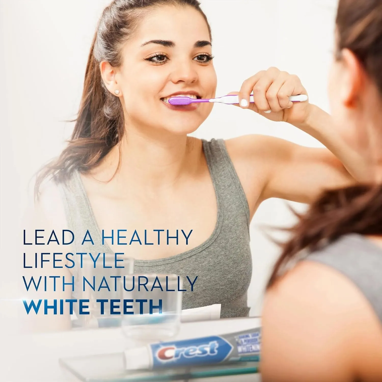 Crest Baking Soda And Peroxide Whitening With Tartar Protection Fresh Mint Flavor Toothpaste 8.2 Oz (Pack of 6)