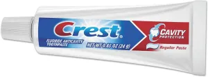 Crest Cavity Protection Regular Toothpaste, Travel Size .85 oz. (Pack of 72)
