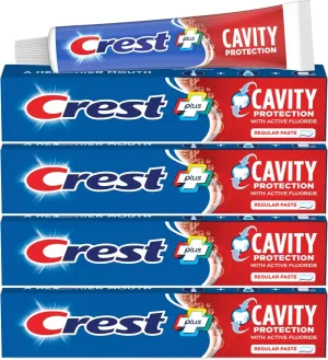 Crest Cavity Protection Toothpaste Regular - 8.2 Ounce (Pack of 4)