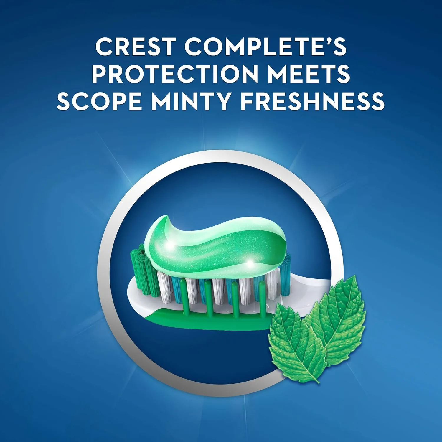 Crest Complete Plus Whitening Toothpaste, Scope Minty Fresh Taste, 2.7 ounce (Case of 12)
