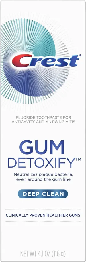 Crest Gum Detoxify Deep Clean Toothpaste, 4.1 oz