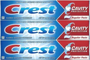 Crest Toothpaste Cavity Protection Regular (Pack of 3)