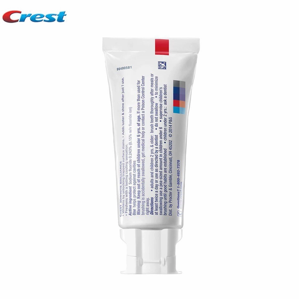Crest 3D White Brilliance Toothpaste Fluoride Anticavity Toothpaste