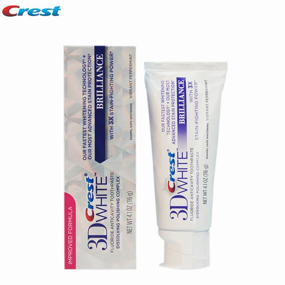 Crest 3D White Brilliance Toothpaste Fluoride Anticavity Toothpaste