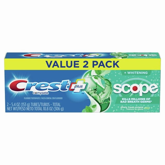 Crest Cavity Protection Toothpaste Value 2 Pack (11.4oz) - 03700051208
