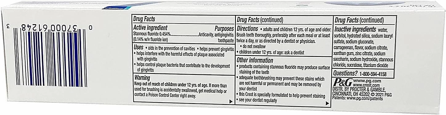 Crest Pro Health Ultra Gum Detoxify Toothpaste (4-Pack, 5.2 oz each)