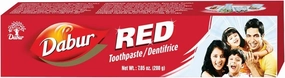 Dabur Red Toothpaste for Fresh Breath & Gum Health - Dentifrice for Oral Strong Teeth - for Stains & Protects Gums - for Complete Oral Hygiene - Ayurvedic Toothpaste - 200g Pack of 6