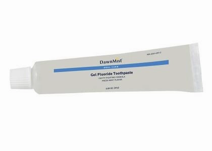 Dawn Mist GTP4661 Toothpaste 0.85 oz. Clear Gel Plastic Tube (Case)