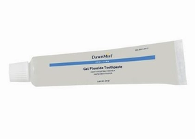 Dawn Mist GTP4661 Toothpaste 0.85 oz. Clear Gel Plastic Tube (Case)