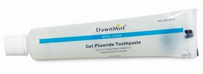 Dawn Mist GTP4685 Toothpaste 2.75 oz. Clear Gel Plastic Tube (Case)