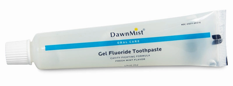 Dawn Mist GTP4685 Toothpaste 2.75 oz. Clear Gel Plastic Tube (Case)