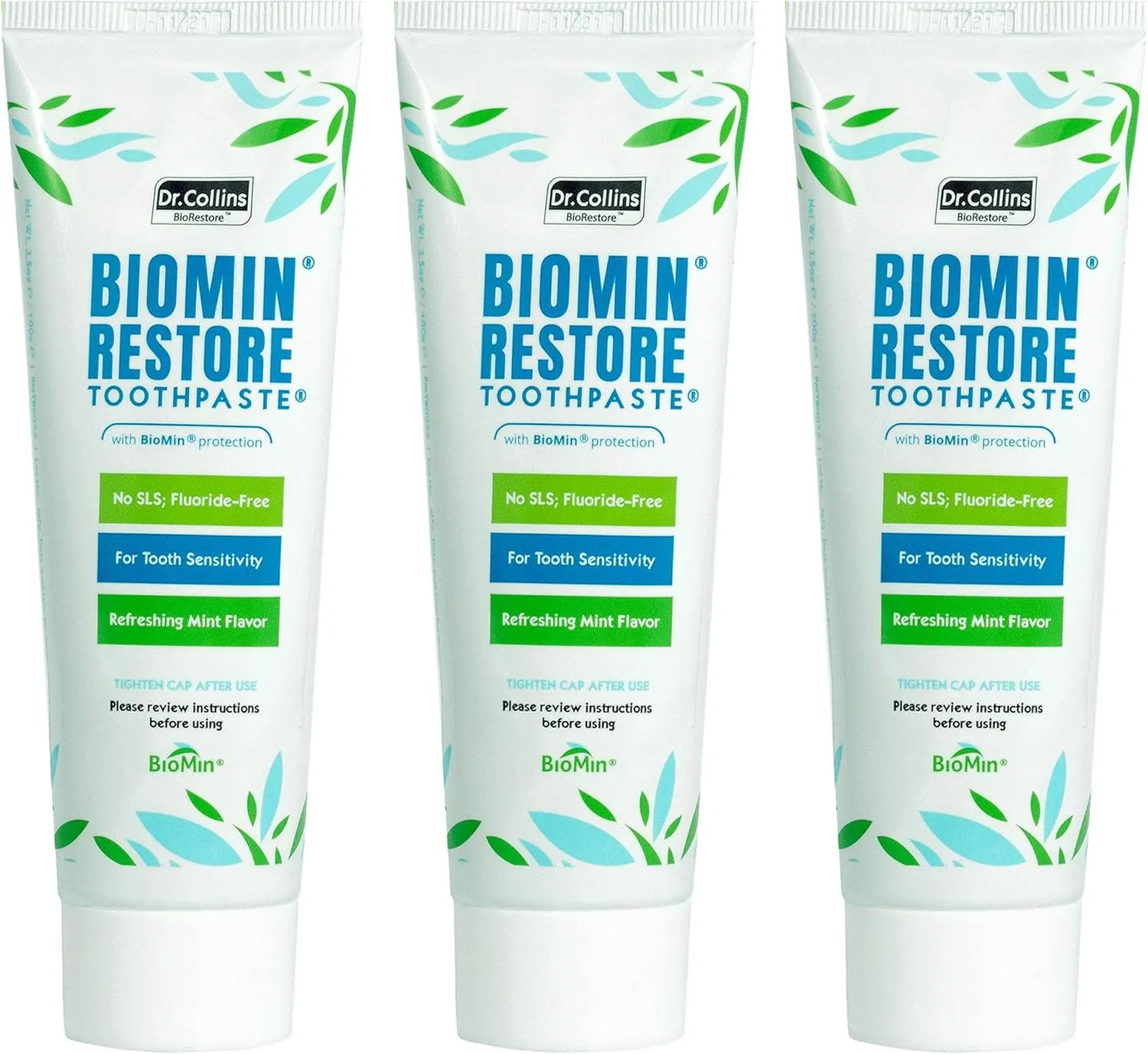 Dr. Collins Biomin Tooth Sensitivity Toothpaste (3 Count)