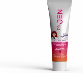 Dr Jen Fluoride-Free Strawberry 10% Premium Nano Hydroxyapatite Toothpaste