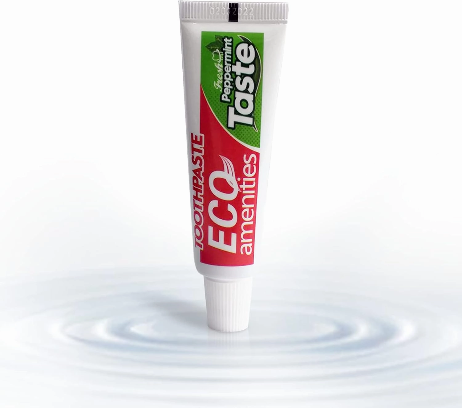 ECO Amenities Travel Size Bulk Toothpaste 1oz (Bulk Pack - 48 Tubes) Peppermint Toothpaste Travel- Sized for Guests Fresh Scent Hotel Toiletries
