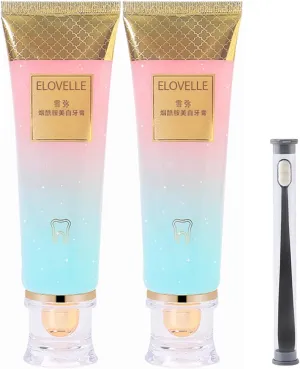 Elovelle Toothpaste, Elovelle Niacinamide Whitening Toothpaste, Fluoride-Free Hydroxyapatite Teethpaste, Ith Coconut Oil & Xylitol, Freshen Breath (2)
