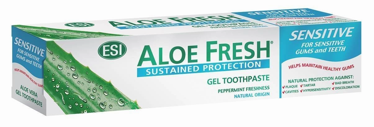 ESI Aloe Fresh Sensitive Gel Toothpaste 100ml