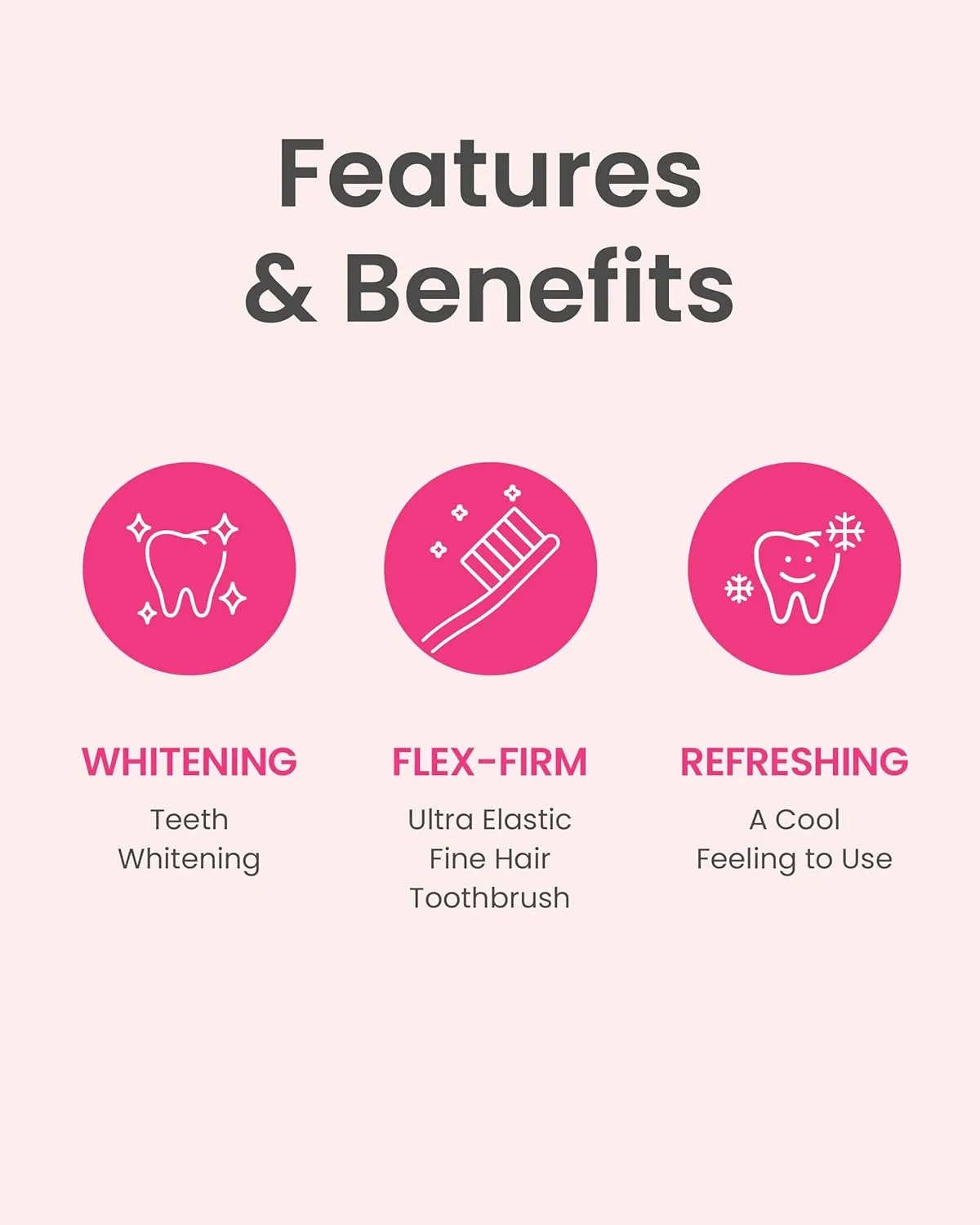 Euthymol Whitening Toothbrush (Pink, 6 Count) - Premium Soft Dual-Tension Bristles. Advanced Plaque Removal, Stain Reduction.