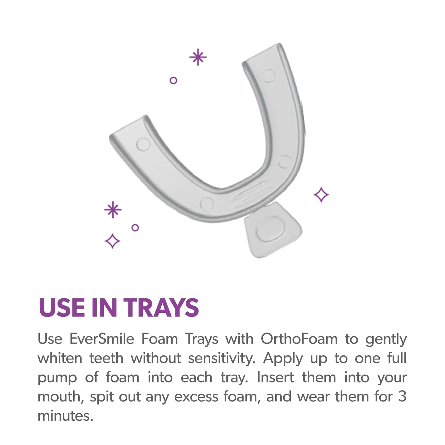 EverSmile OrthoFoam Braces Cleaner — Brushable Foam Whitens Teeth, Eliminates Bacteria, Fights Plaque and Bad Breath – Cleans Under Metal, Ceramic, Clear Brackets and Wires – 50ml
