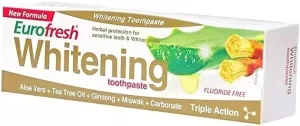 Farmasi Eurofresh Whitening Toothpaste with Miswak 112g/3.95oz – Herbal Toothpaste for Daily Oral Hygiene – Gently Polishes Enamel and Helps Maintain Whiter Smile – Refreshing Formula for Clean Breath