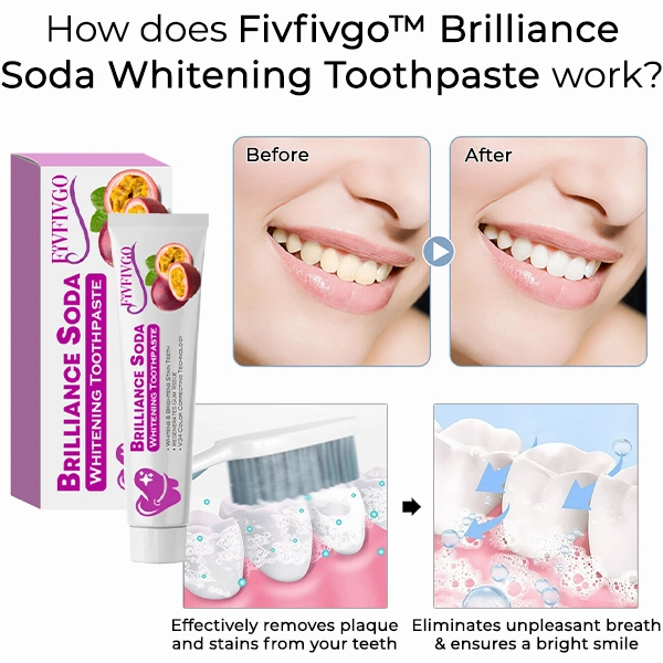 Fivfivgo™ Brilliance Soda Whitening Toothpaste