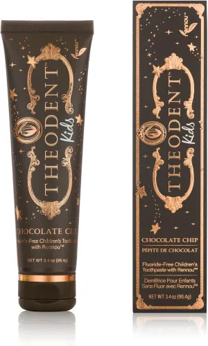 Fluoride-Free, Natural, Kids Toothpaste, Chocolate Chip Flavored (3.4 Ounces, 96.4 Grams)