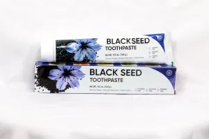 Fluoride Free Paraben Free Anti-inflammatory Cavity Protection Black Seed Toothpaste-6 Pack of 6.5 oz Tubes Clean Mint 100% Natural