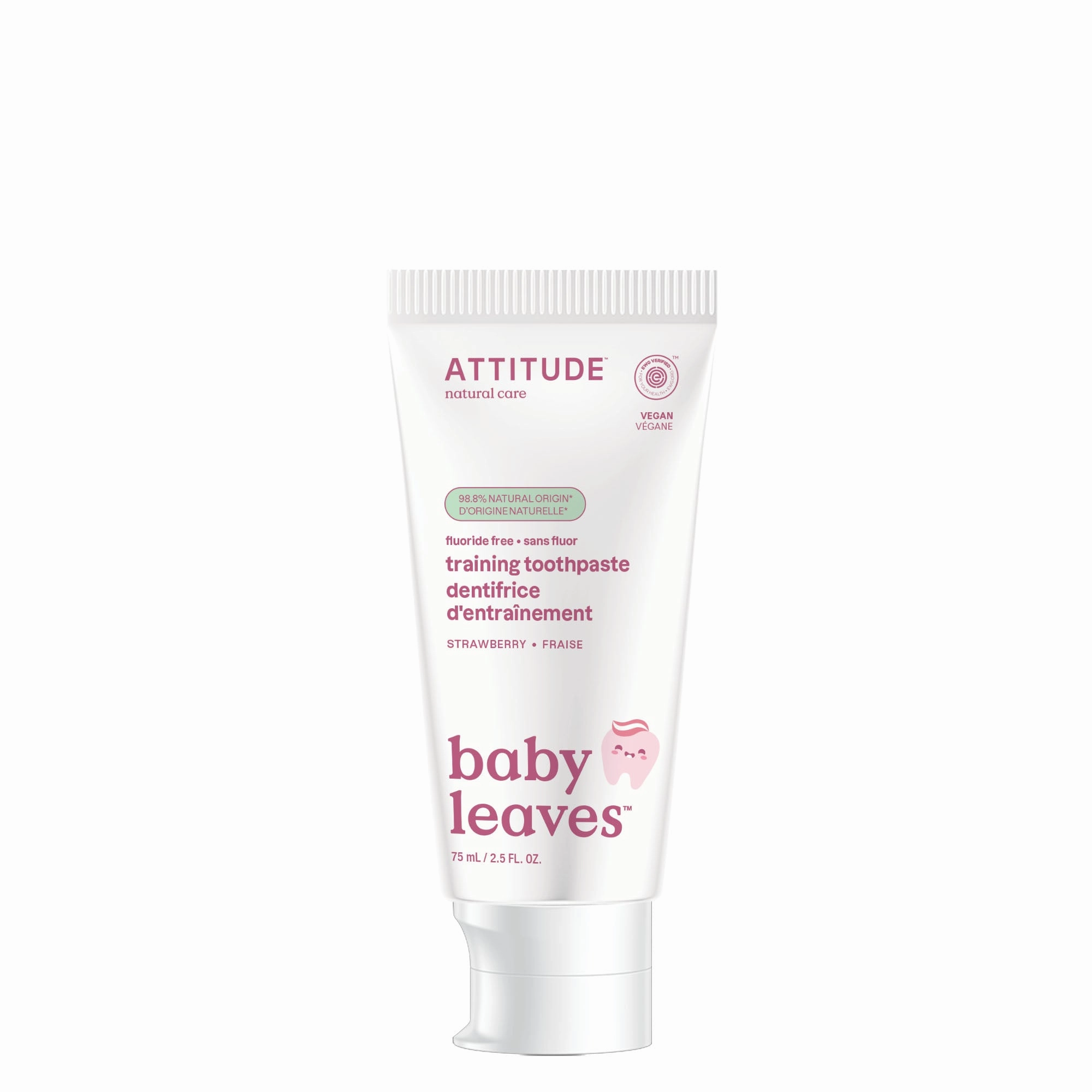 Fluoride free Training Toothpaste : baby leaves™